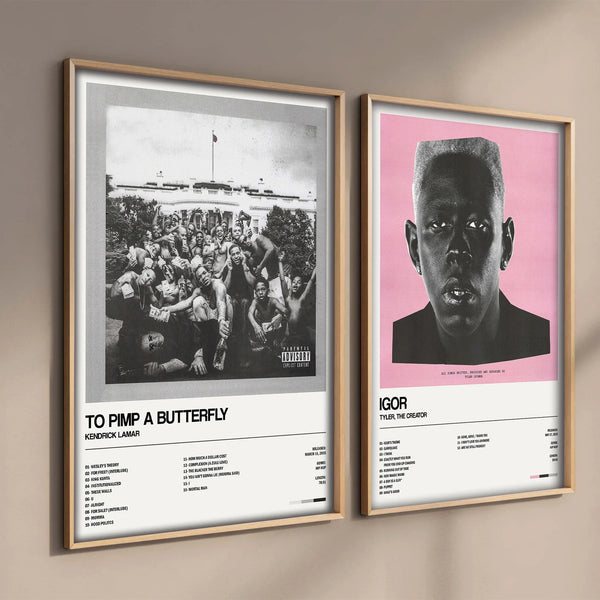 Hip Hop Music Album Cover Posters