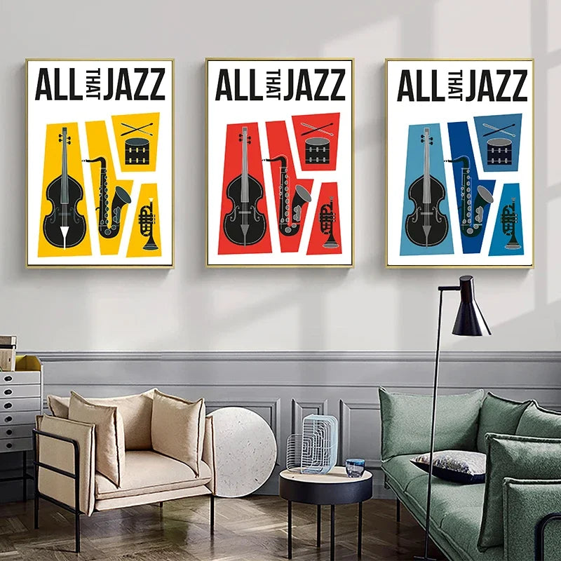 Jazz Music Posters and Wall Arts