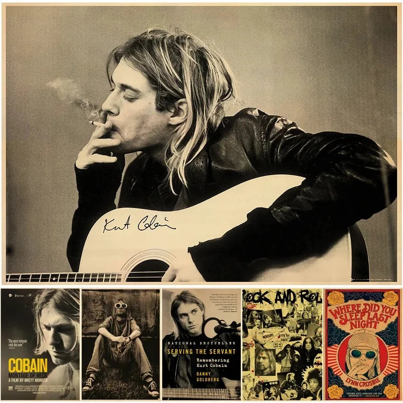 Kurt Cobain’s Posters and Wall Arts