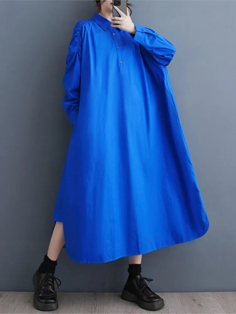 Oversized Long A-Line Dress