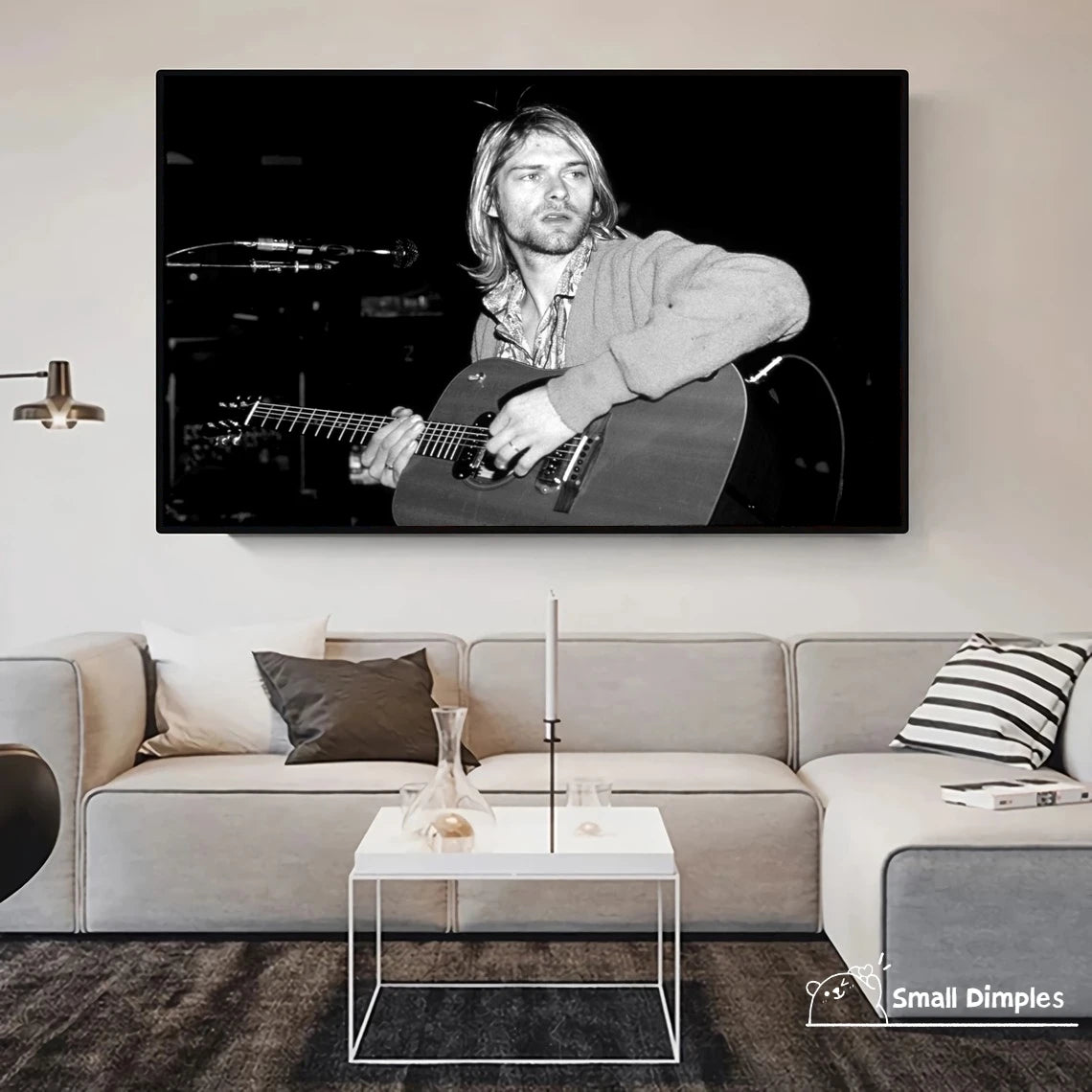 Rock Star’s Kurt Cobain Canvas Wall Arts