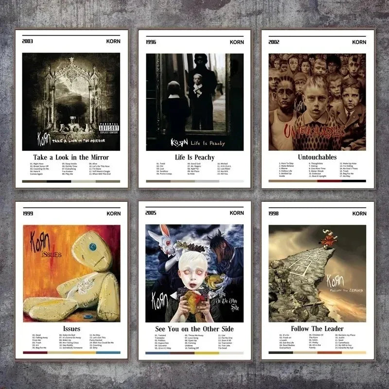 Edge of Sound – Korn Poster Series on Canvas