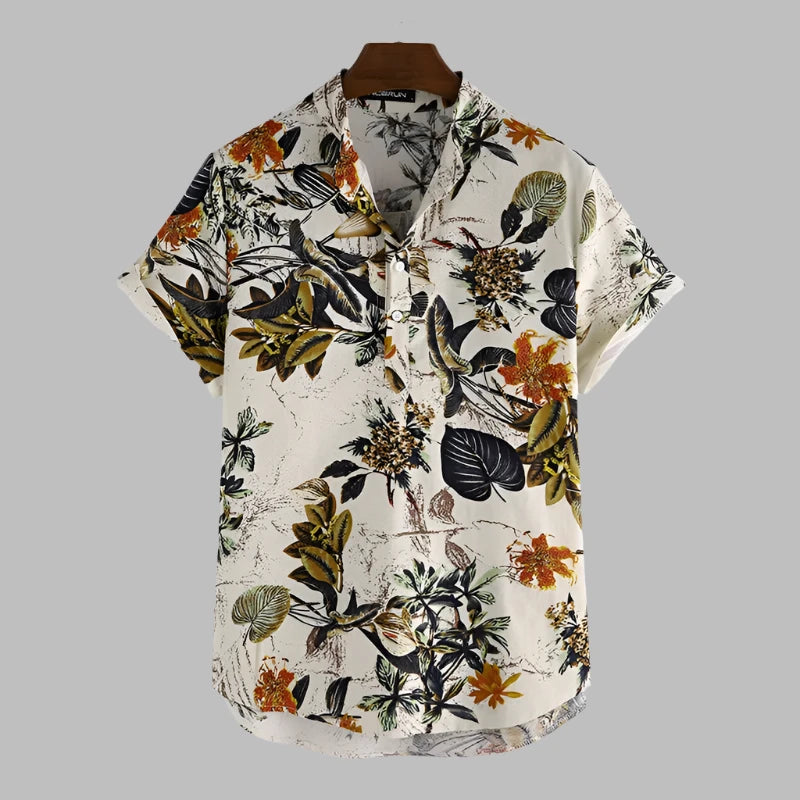 Stylish Hawaiian Casual Short Sleeve Shirt