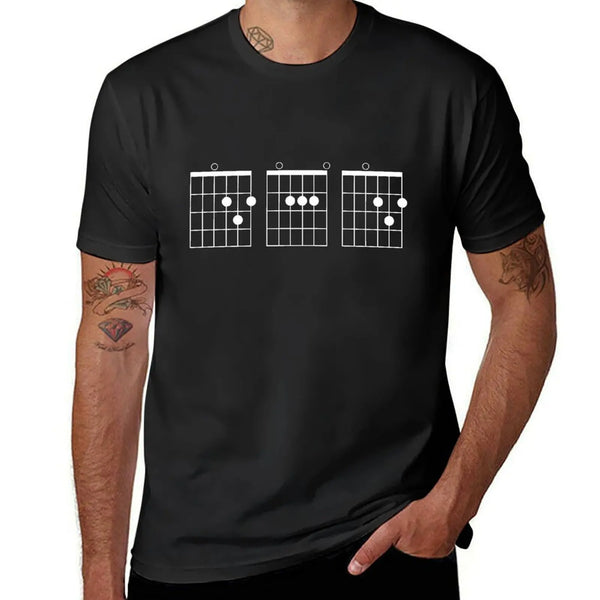 Guitar Chord Dad Father Day Vintage T-shirt