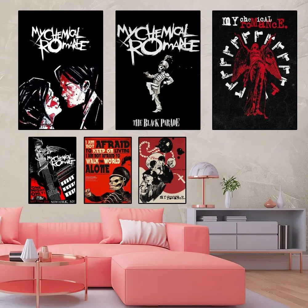 My Chemical Romance Band Poster and Wall Arts