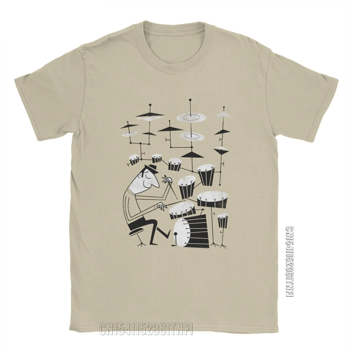 Drums Retro Play That Beat T Shirt